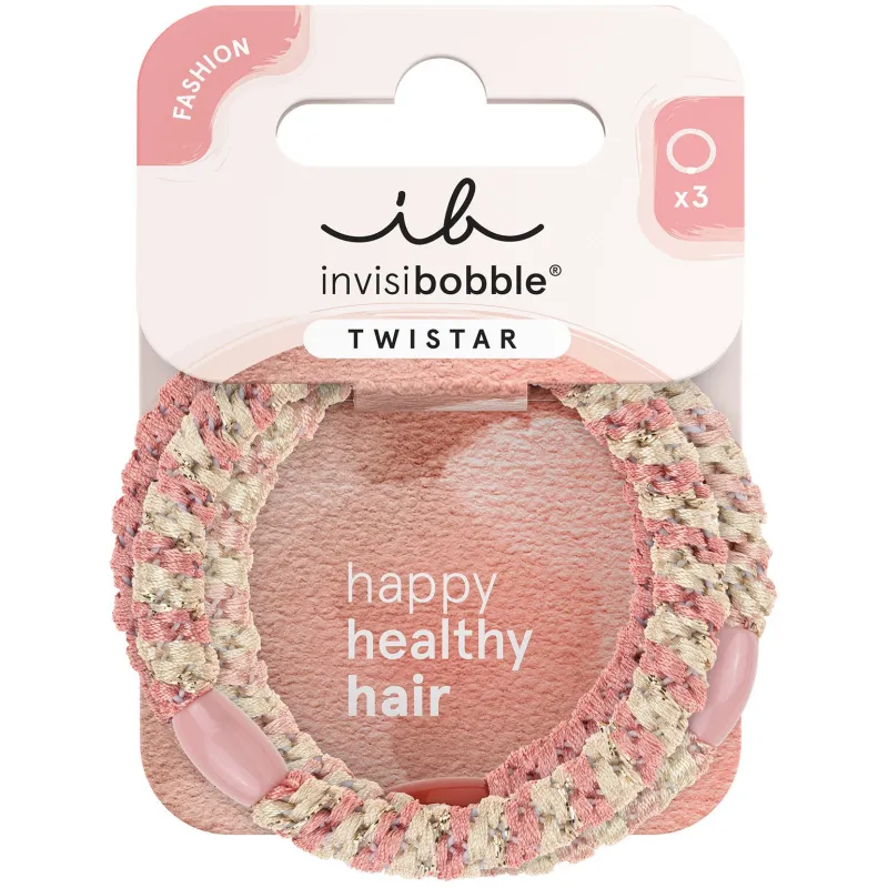 Invisibobble 3 Élastiques tressés Twinstar blush braids Sale