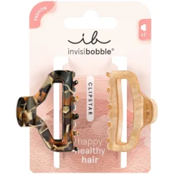 Invisibobble 2 Pinces Clipstar golden roar Hot