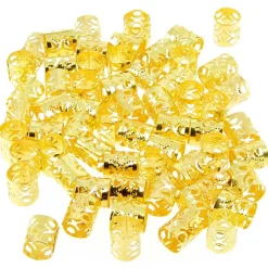 La Boutique du Coiffeur Anneaux bijoux cheveux doré petit modèle Best