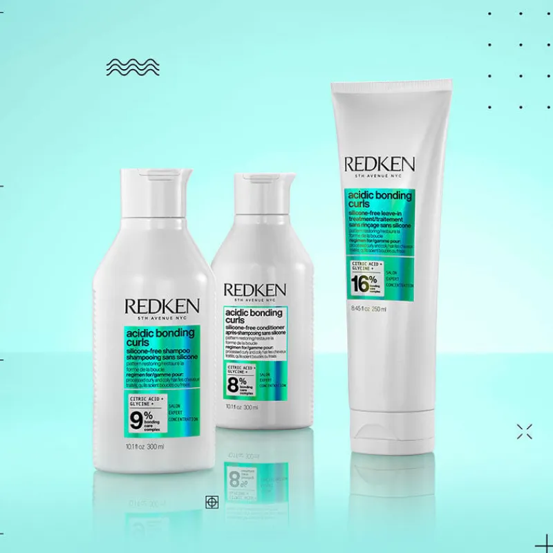Redken Après-shampooing réparateur cheveux bouclés Acidic Bonding Curls New