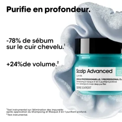 L’Oréal Professionnel Paris Argile 2-en-1 purifiante anti-gras Scalp Advanced 250ml Sale