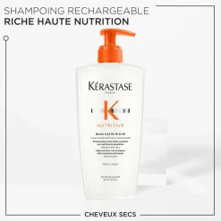 Kérastase Bain satin riche Nutritive 500 ml rechargeable Clearance