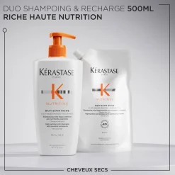 Kérastase Bain satin riche Nutritive 500 ml rechargeable Clearance
