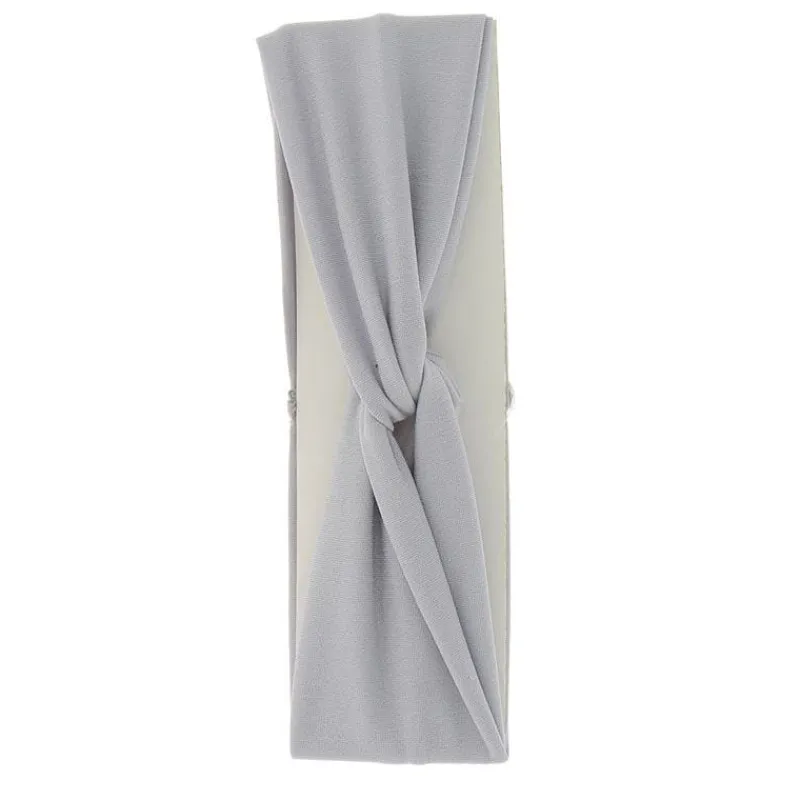 La Boutique du Coiffeur Bandeau tissu noeud Gris New