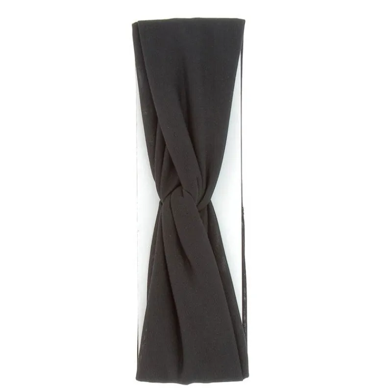 La Boutique du Coiffeur Bandeau tissu noeud Noir Online