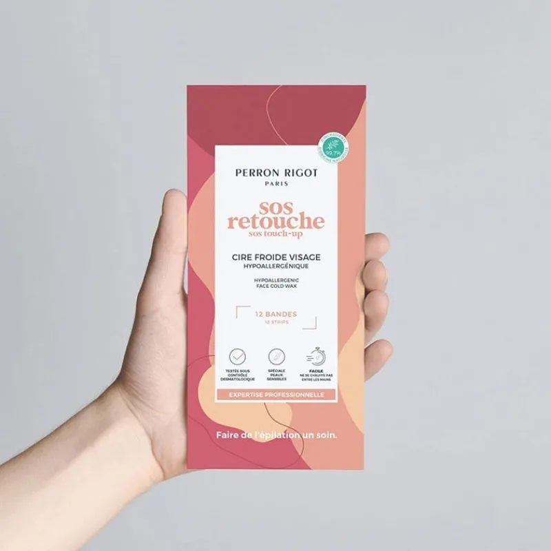 Perron Rigot Bandes cire froide SOS Retouche visage Hot