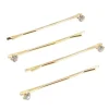 La Boutique du Coiffeur Barrettes dorées 1 strass X 4 Best