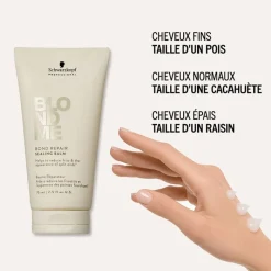Schwarzkopf Professional Baume réparateur sans rinçage Blondme Bond Repair Best