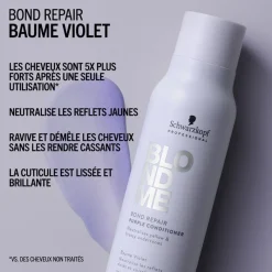 Schwarzkopf Professional Baume violet Blondme Bond Repair Neutralisant Hot