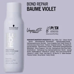 Schwarzkopf Professional Baume violet Blondme Bond Repair Neutralisant Hot
