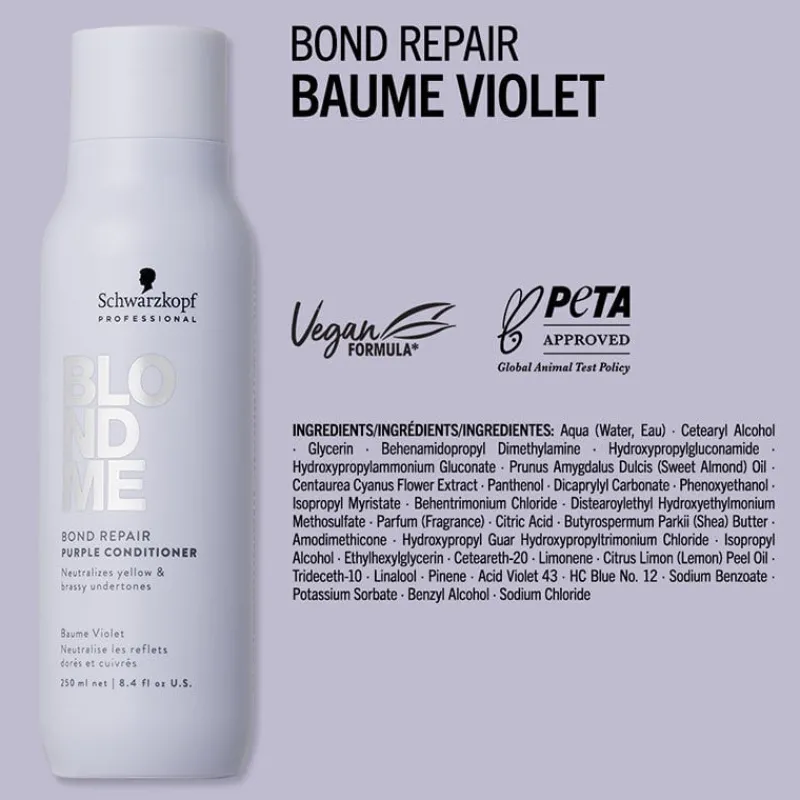 Schwarzkopf Professional Baume violet Blondme Bond Repair Neutralisant Hot