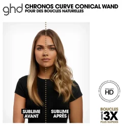 Ghd Boucleur Chronos Curve Conical Wand Clearance