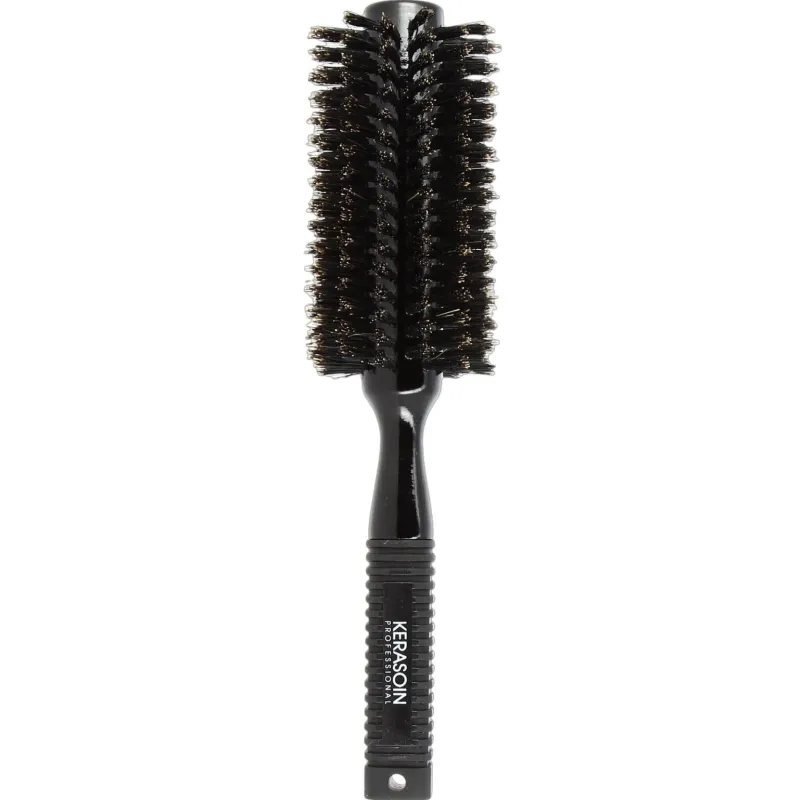 Kerasoin Professionnel Brosse à brushing noire en poils de sanglier 50mm New