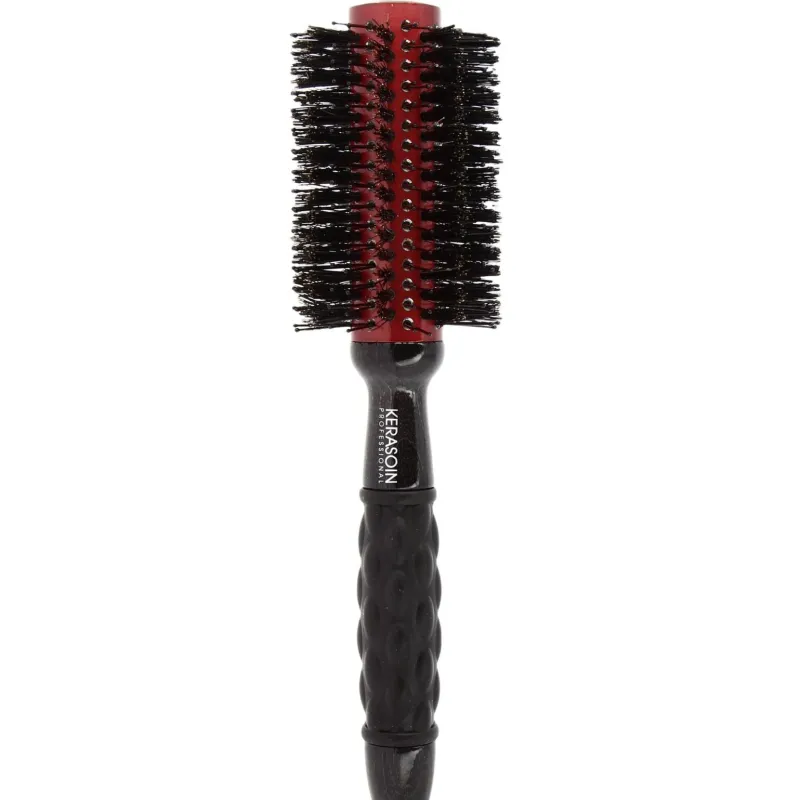 Kerasoin Professionnel Brosse ronde à brushing sanglier et picots 28mm New