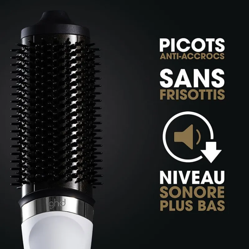 Ghd Brosse soufflante 2-en-1 Duet Blowdry blanc
