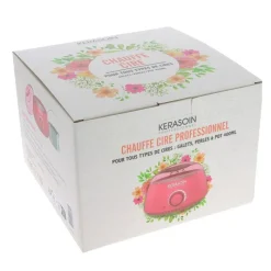 Kerasoin Professionnel Chauffe cire professionnel rose New
