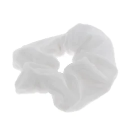 La Boutique du Coiffeur Chouchou velours blanc Discount