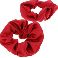 La Boutique du Coiffeur Chouchous satinés x 2 rouge Sale