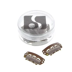 She Clips X10 marron Hot