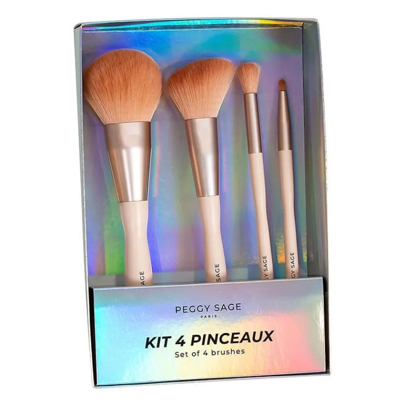 Peggy Sage Coffret 4 pinceaux maquillage Discount
