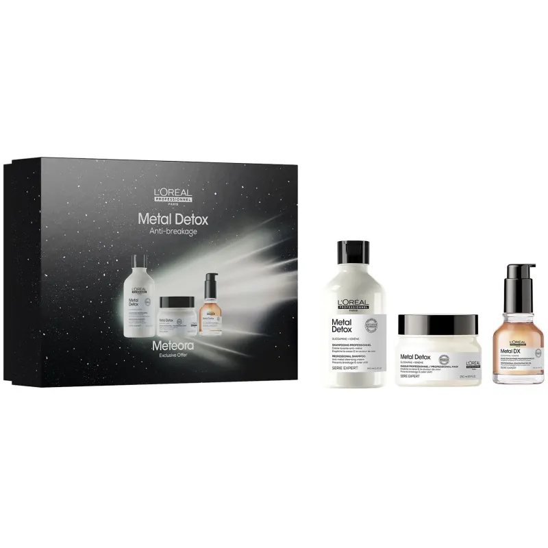 L’Oréal Professionnel Paris Coffret Metal Detox édition limitée Meteora Hot