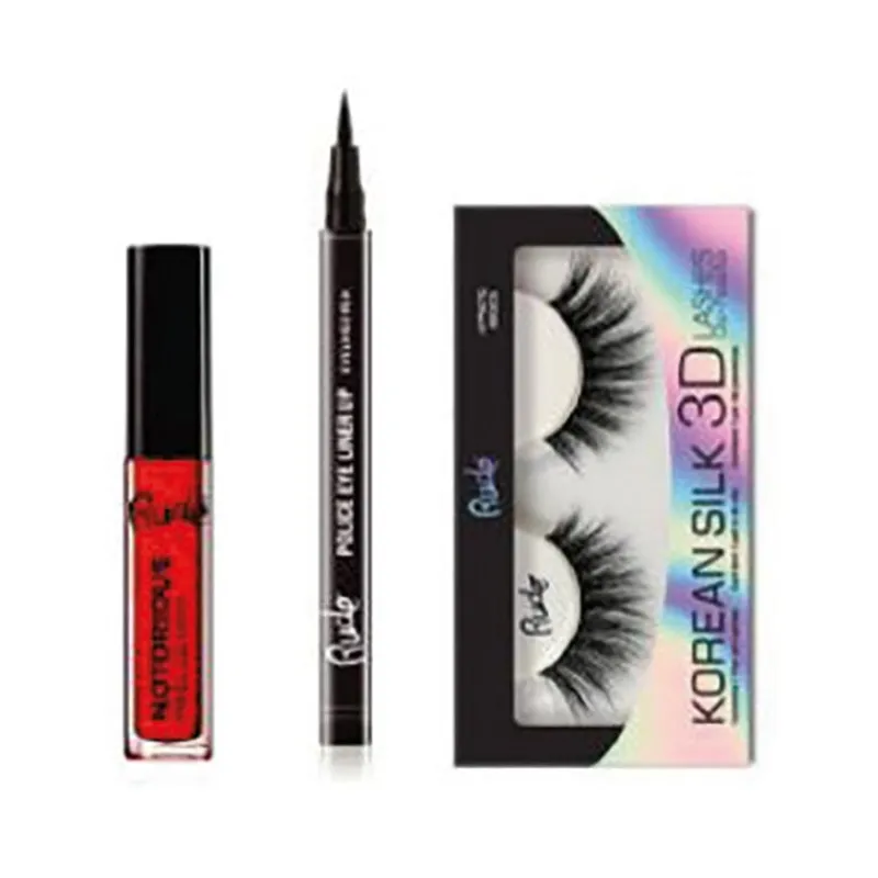 Rude Cosmetics Coffret trio maquillage Glamour Online
