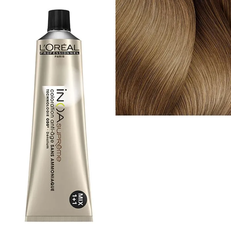 L’Oréal Professionnel Paris Coloration anti-âge sans ammoniaque Inoa Suprême 9.13 diamant souverain