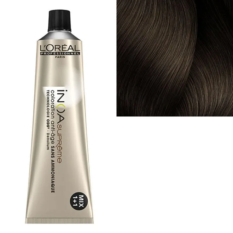 L’Oréal Professionnel Paris Coloration anti-âge sans ammoniaque Inoa Suprême 6.13 écorce de sequoia Clearance
