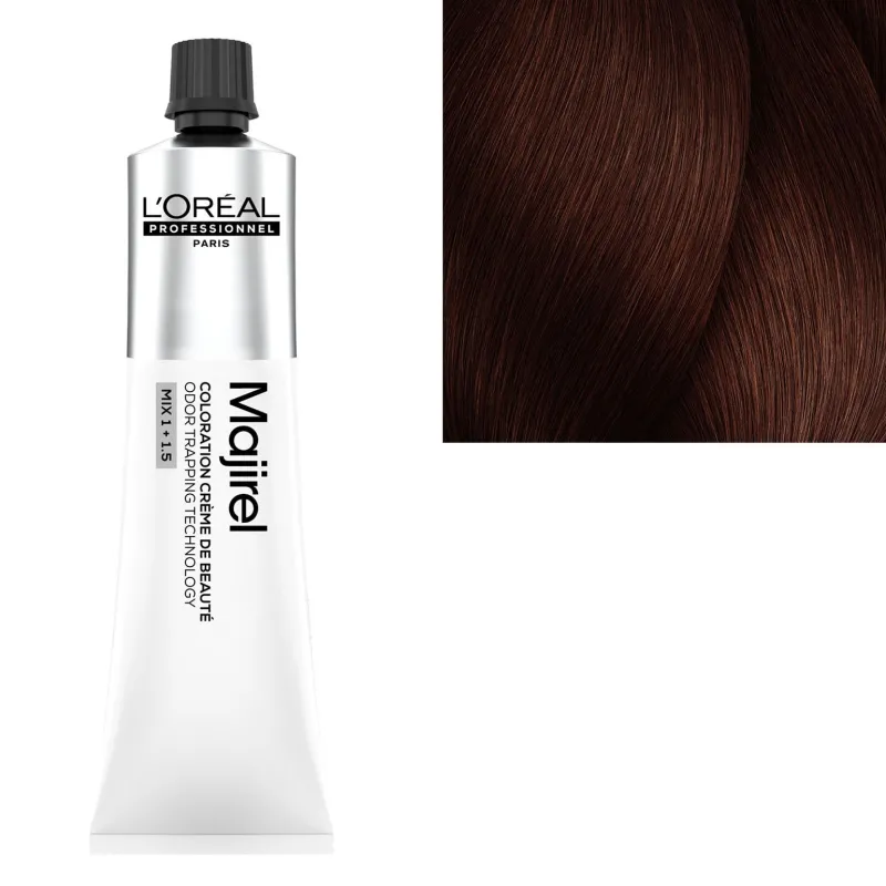 L’Oréal Professionnel Paris Coloration crème de beauté Majirel 5.5 châtain clair acajou Sale