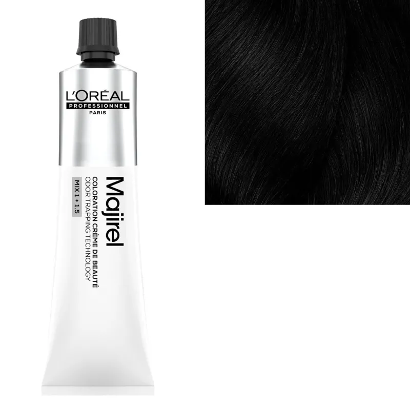 L’Oréal Professionnel Paris Coloration crème de beauté Majirel 1 noir Outlet