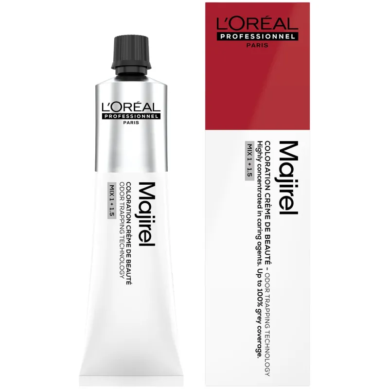 L’Oréal Professionnel Paris Coloration crème de beauté Majirel Majrouge 6.64 blond foncé rouge cuivré Best