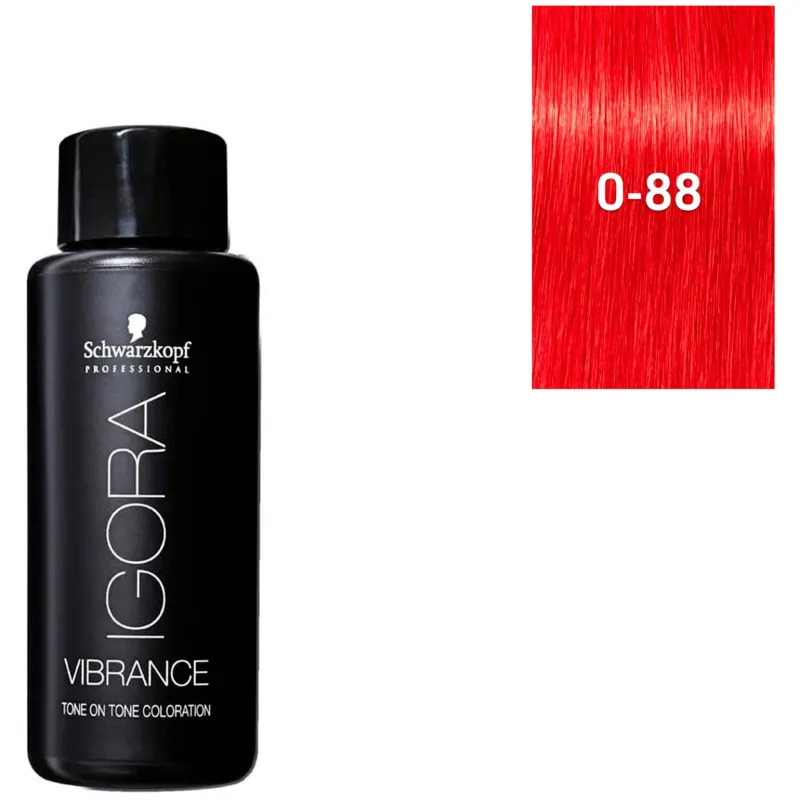 Schwarzkopf Professional Coloration demi-permanente Igora Vibrance 0-88 booster rouge Clearance