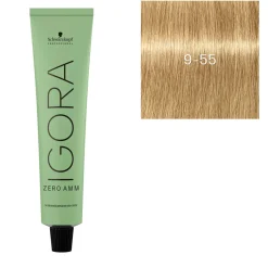 Schwarzkopf Professional Coloration Igora Zero Amm 9-55 blond très clair doré extra Hot