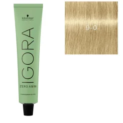 Schwarzkopf Professional Coloration Igora Zero Amm 9-0 blond très clair naturel