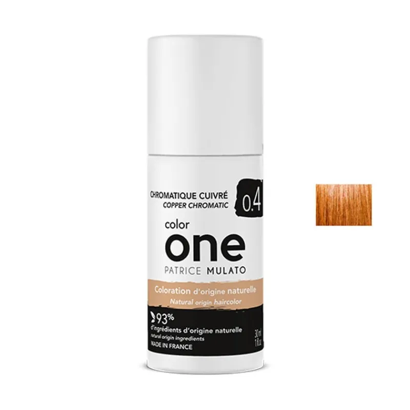 Patrice Mulato Coloration naturelle Color One Chromatique 30 ml 0.4 cuivré Outlet