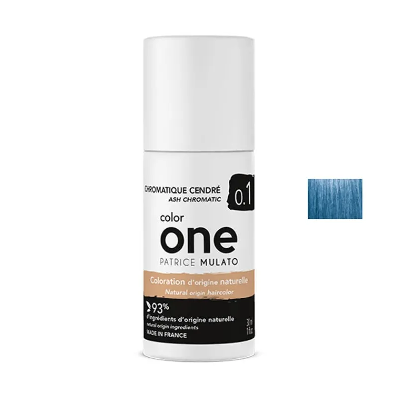 Patrice Mulato Coloration naturelle Color One Chromatique 30 ml 0.1 cendré New