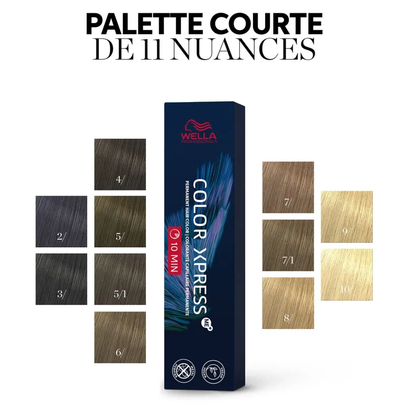 Wella Professionals Coloration permanente Color Xpress 5/1 châtain clair cendré Discount