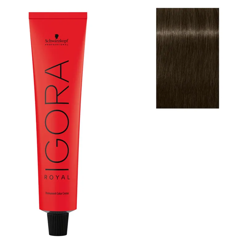Schwarzkopf Professional Coloration permanente Igora Royal 6-16 blond foncé cendré chocolat Discount