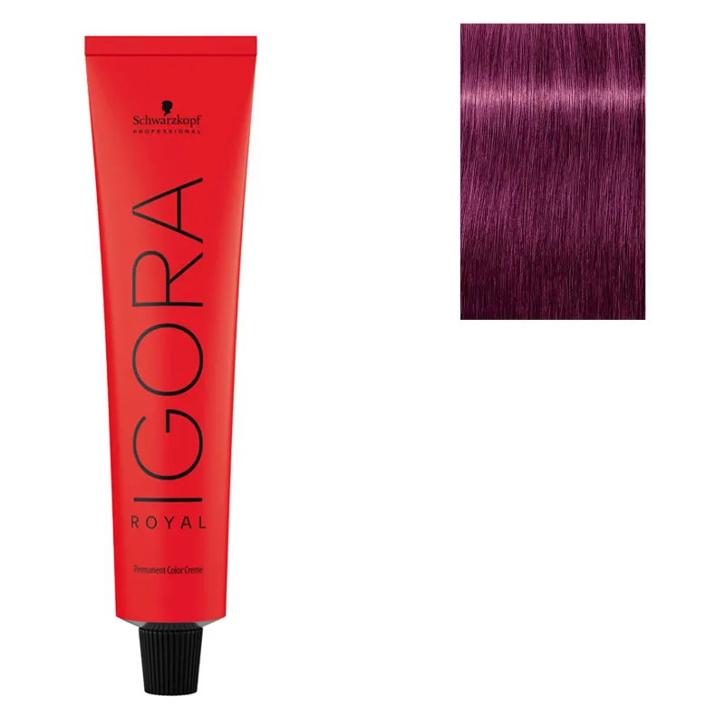 Schwarzkopf Professional Coloration permanente Igora Royal 0-89 booster rouge violet Best