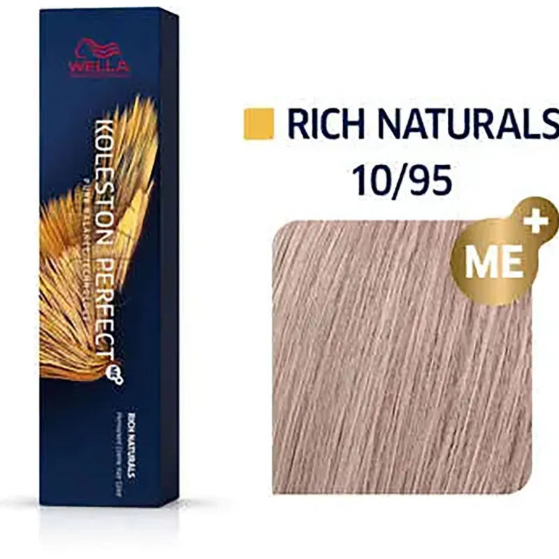 Wella Professionals Coloration permanente Koleston Perfect Me+ 10/95 blond super clair fumé acajou Discount