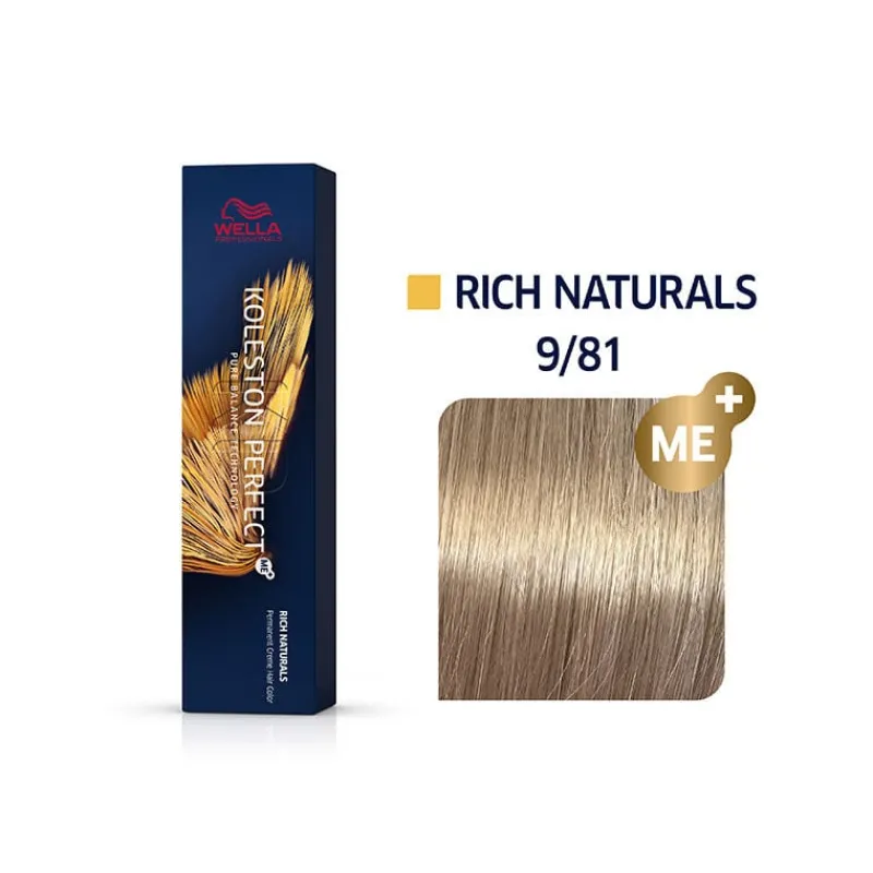 Wella Professionals Coloration permanente Koleston Perfect Me+ 9/81 blond très clair perlé cendré Clearance