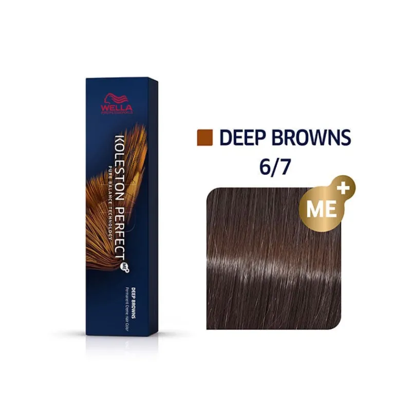 Wella Professionals Coloration permanente Koleston Perfect Me+ 6/7 blond foncé marron Discount