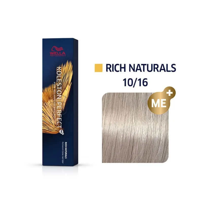 Wella Professionals Coloration permanente Koleston Perfect Me+ 10/16 blond super clair cendré violet New