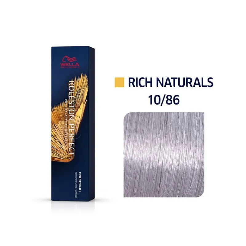 Wella Professionals Coloration permanente Koleston Perfect Me+ 10/86 blond très très clair perlé violine Online