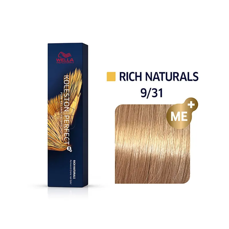 Wella Professionals Coloration permanente Koleston Perfect Me+ 9/31 blond très clair doré cendré Clearance