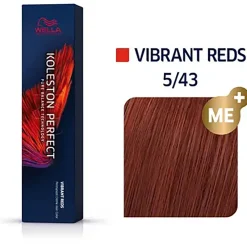 Wella Professionals Coloration permanente Koleston Perfect Me+ 5/43 châtain clair cuivré doré Discount