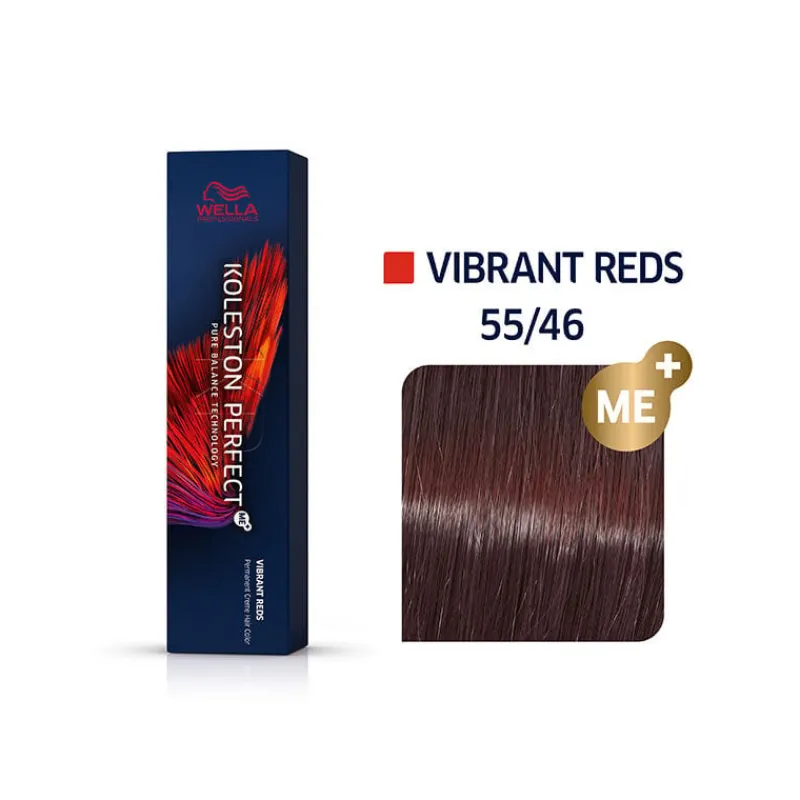 Wella Professionals Coloration permanente Koleston Perfect Me+ 55/46 châtain intense cuivré violet Discount