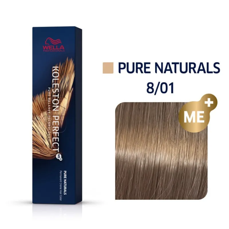 Wella Professionals Coloration permanente Koleston Perfect Me+ 8/01 blond clair naturel cendré Discount