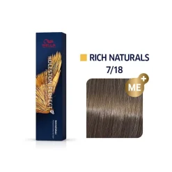 Wella Professionals Coloration permanente Koleston Perfect Me+ 7/18 blond cendré perlé New