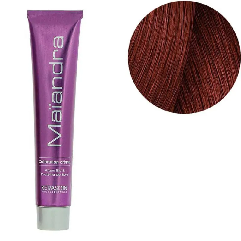 Kerasoin Professionnel Coloration permanente Maïandra 6.45 blond foncé cuivré acajou Hot